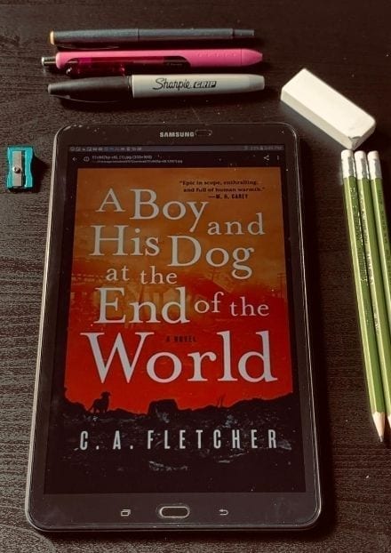 A boy and His Dog at the End of the World by G.A. Fletcher.