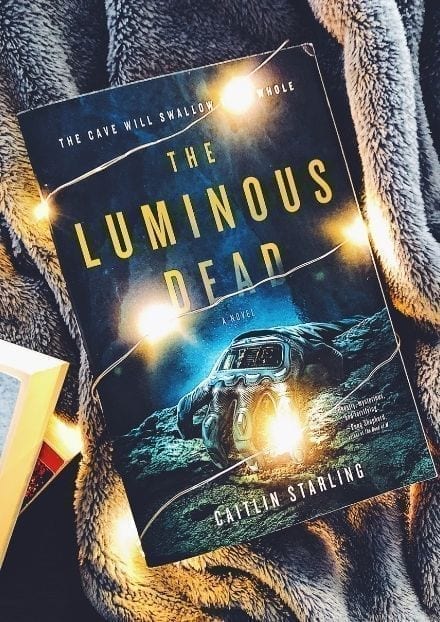 the luminous dead book cover in lights