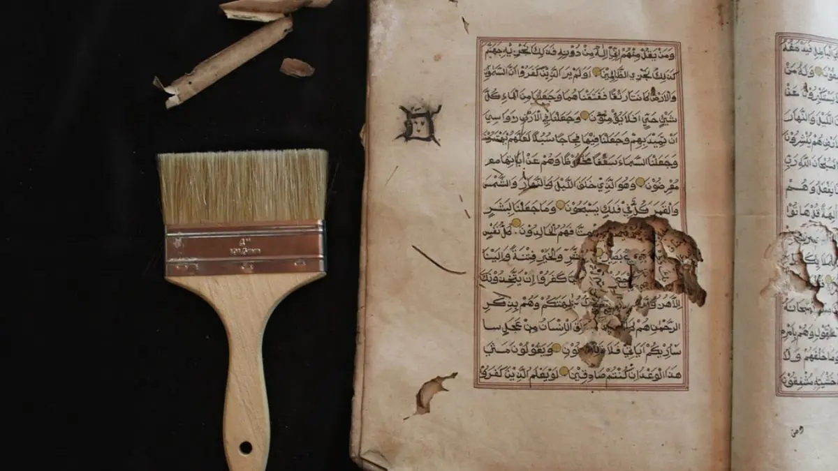 Restoration of Voynich Manuscript