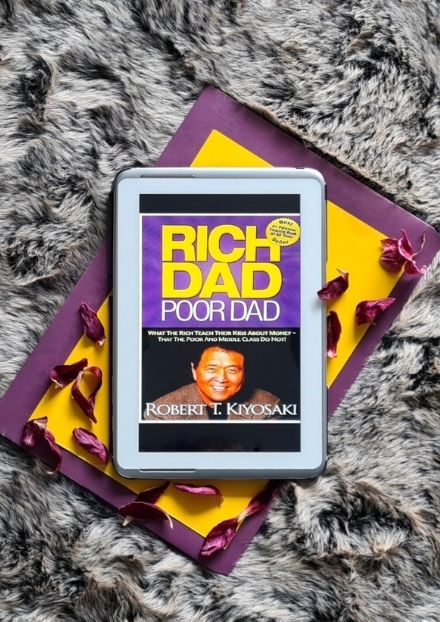 Book cover - Rich Dad Poor Dad by Robert Kiyosaki