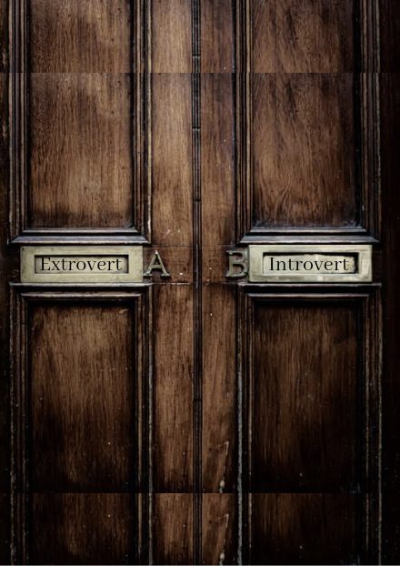 Extrovert and introvert personalities
