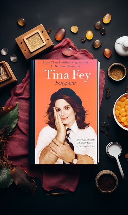 Bossypants by Tina Fey book cover