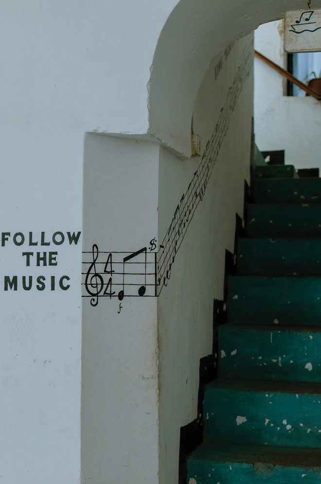 follow the music