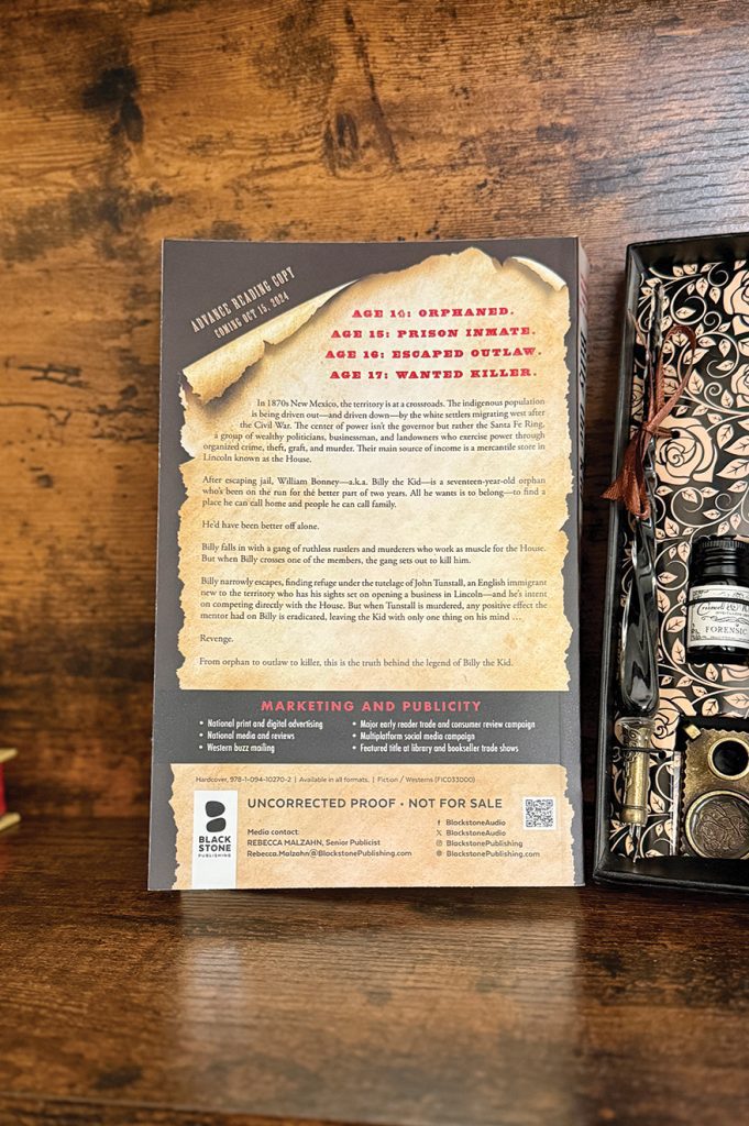 Billy the Kid The War for Lincoln County by Ryan C Coleman back cover