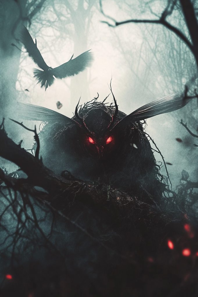 mothman depiction