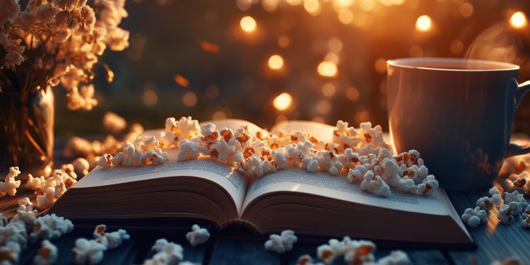 what is a popcorn thriller book feature