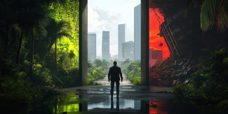 key elements of dystopian literature feature