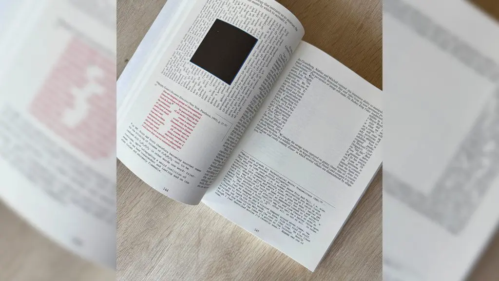 house of leaves inside book typography