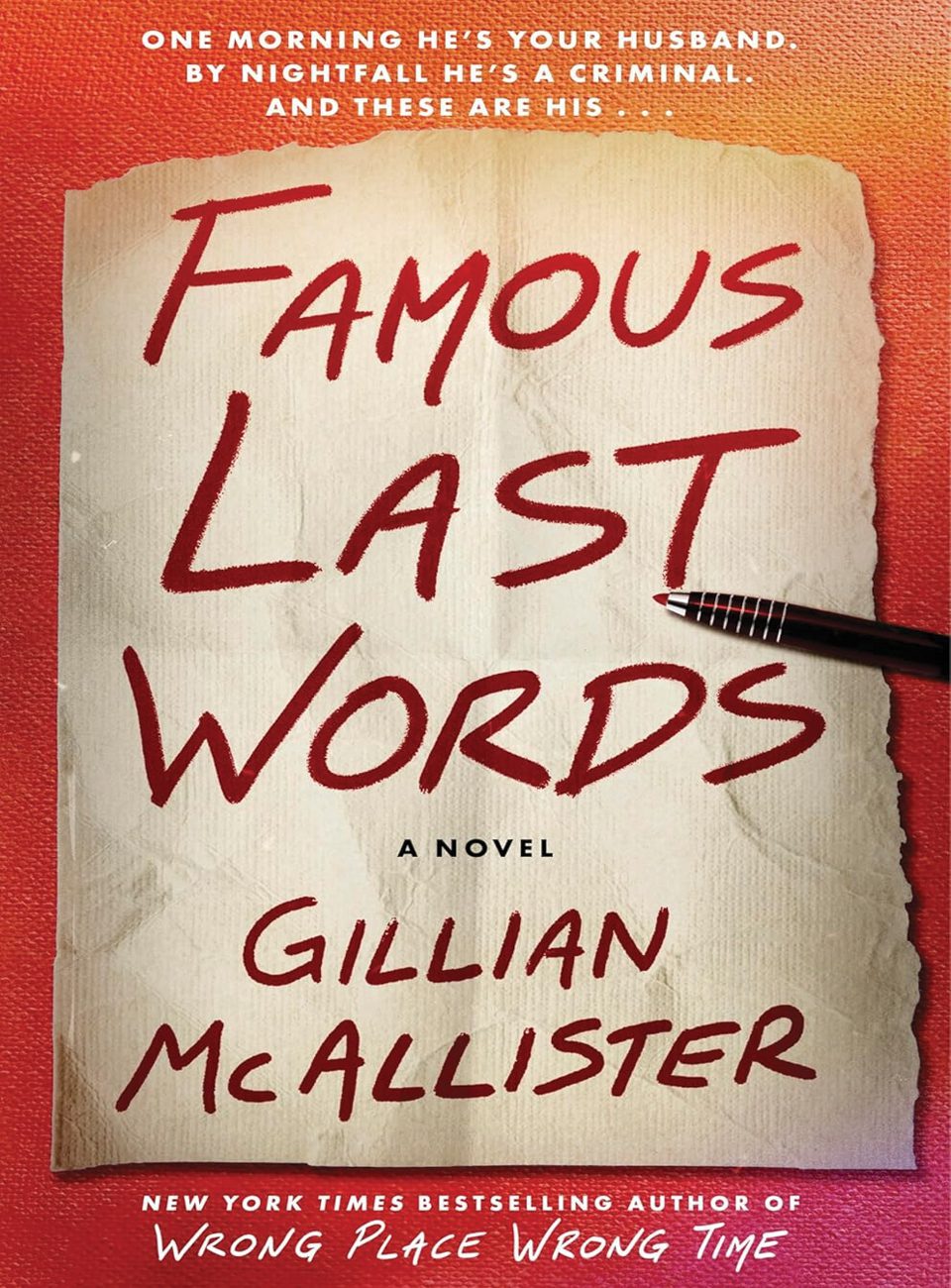 Famous Last Words by Gillian McAllister