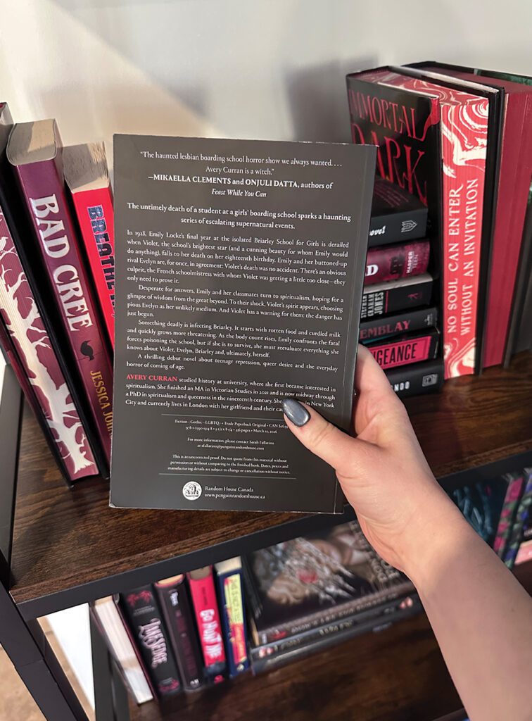 Spoiled Milk a novel by Avery Curran back